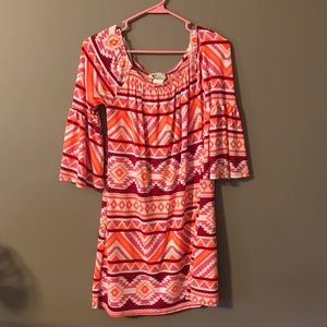 Bright colored boutique dress